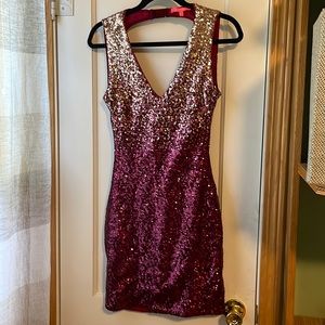 Xtaren Sequin Cocktail Dress